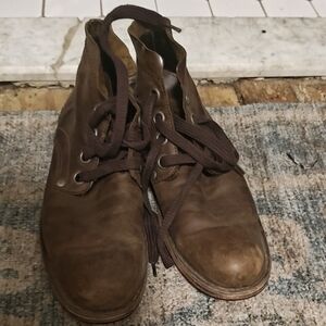Fly London Dark Brown Leather Boots